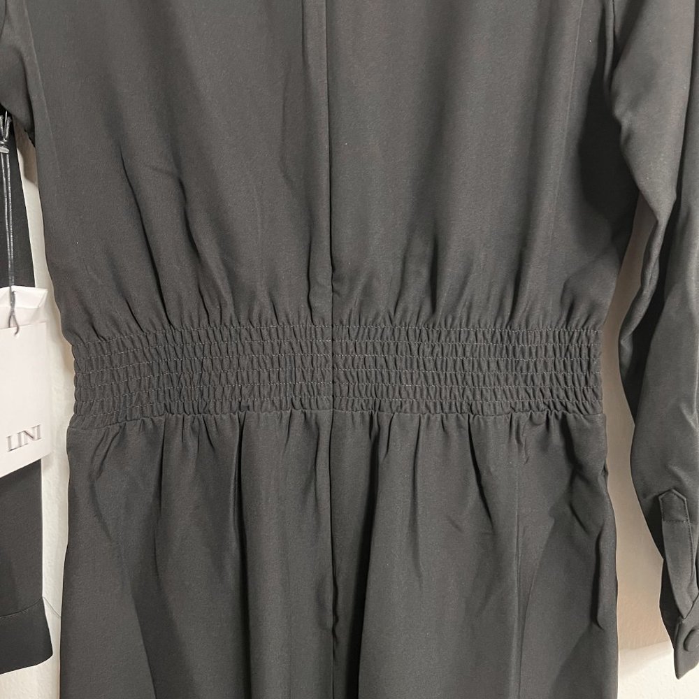 NWT LINI Black Stella Sequined Jumpsuit - Picture 6 of 10